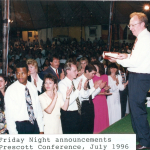 friday night announcements prescott conference july 1996